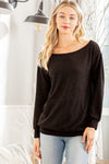 No Secrets Black Pullover Top-[option4]-[option5]-Cute-Trendy-Shop-Womens-Boutique-Clothing-Store