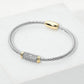 A Good Life Magnetic Cable Bracelet-Two Tone-[option4]-[option5]-Cute-Trendy-Shop-Womens-Boutique-Clothing-Store