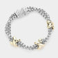 Triple Pleasure Mesh Chain Magnetic Bracelet-Cute-Trendy-Shop-Womens-Boutique-Clothing-Store