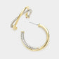 Don't Lose These Two Tone Hoops-[option4]-[option5]-Cute-Trendy-Shop-Womens-Boutique-Clothing-Store