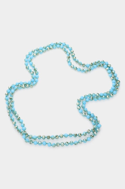 Layer It Up Beaded Necklace-Turquoise-[option4]-[option5]-Cute-Trendy-Shop-Womens-Boutique-Clothing-Store