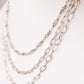Good Times Three Layer Silver Necklace-[option4]-[option5]-Cute-Trendy-Shop-Womens-Boutique-Clothing-Store