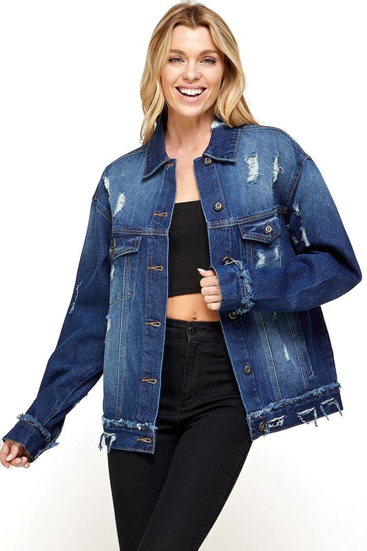 Open Doors Oversized Denim Jacket-[option4]-[option5]-Cute-Trendy-Shop-Womens-Boutique-Clothing-Store