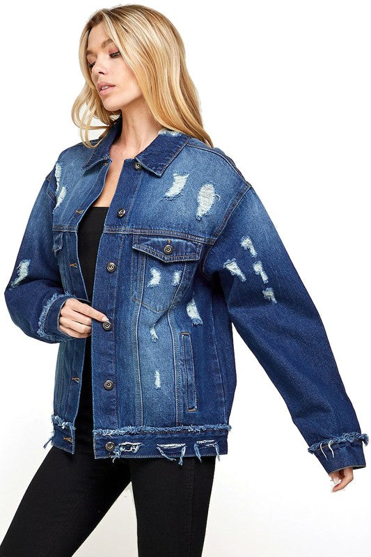 Open Doors Oversized Denim Jacket-[option4]-[option5]-Cute-Trendy-Shop-Womens-Boutique-Clothing-Store