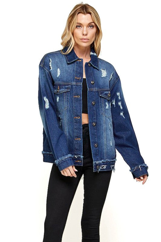 Open Doors Oversized Denim Jacket-[option4]-[option5]-Cute-Trendy-Shop-Womens-Boutique-Clothing-Store