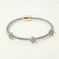 Pure Magnetism Pavé Quatrefoil Cable Bracelet-Cute-Trendy-Shop-Womens-Boutique-Clothing-Store