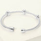 Pure Magnetism Pavé Quatrefoil Cable Bracelet-Cute-Trendy-Shop-Womens-Boutique-Clothing-Store