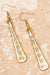 Set The Bar Gold Hammered Earrings-[option4]-[option5]-Cute-Trendy-Shop-Womens-Boutique-Clothing-Store