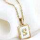 Gold Initial Tag Necklace A - W-S-[option4]-[option5]-Cute-Trendy-Shop-Womens-Boutique-Clothing-Store