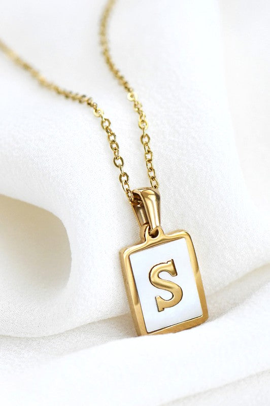 Gold Initial Tag Necklace A - W-S-[option4]-[option5]-Cute-Trendy-Shop-Womens-Boutique-Clothing-Store