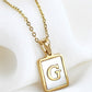 Gold Initial Tag Necklace A - W-G-[option4]-[option5]-Cute-Trendy-Shop-Womens-Boutique-Clothing-Store