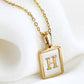 Gold Initial Tag Necklace A - W-H-[option4]-[option5]-Cute-Trendy-Shop-Womens-Boutique-Clothing-Store