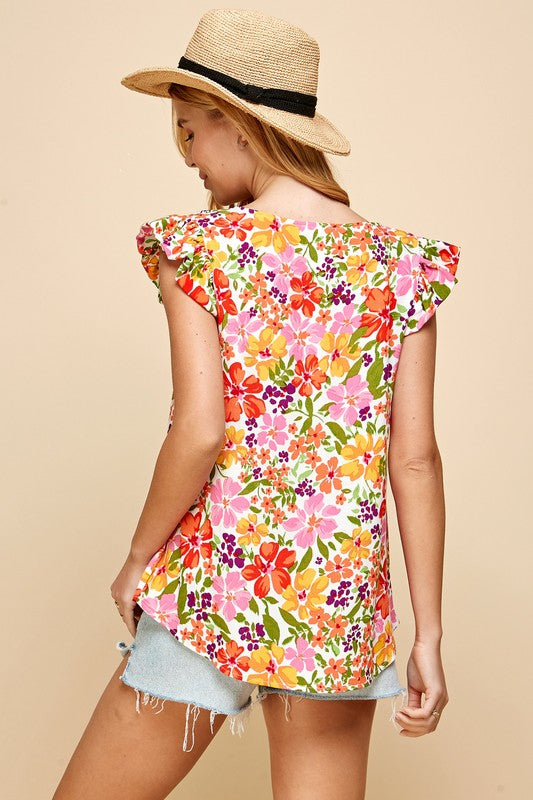 Plant Your Garden Floral Spring Top *instore & online-[option4]-[option5]-Cute-Trendy-Shop-Womens-Boutique-Clothing-Store