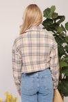 Short & Sassy Taupe Plaid Jacket-[option4]-[option5]-Cute-Trendy-Shop-Womens-Boutique-Clothing-Store