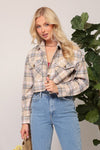 Short & Sassy Taupe Plaid Jacket-[option4]-[option5]-Cute-Trendy-Shop-Womens-Boutique-Clothing-Store