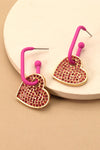 Hearts On Fire Pink Earrings-[option4]-[option5]-Cute-Trendy-Shop-Womens-Boutique-Clothing-Store