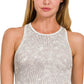 Summer Heat Scoop Neck Crop Tank-Grey-SMALL/MEDIUM-[option4]-[option5]-Cute-Trendy-Shop-Womens-Boutique-Clothing-Store