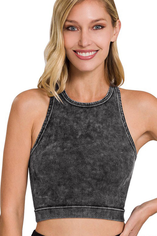Get The Look Racerback Tanks-Charcoal-SMALL/MEDIUM-[option4]-[option5]-Cute-Trendy-Shop-Womens-Boutique-Clothing-Store