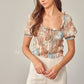 Retro Groove Tie-Dye Smocked Crop Top-Cute-Trendy-Shop-Womens-Boutique-Clothing-Store
