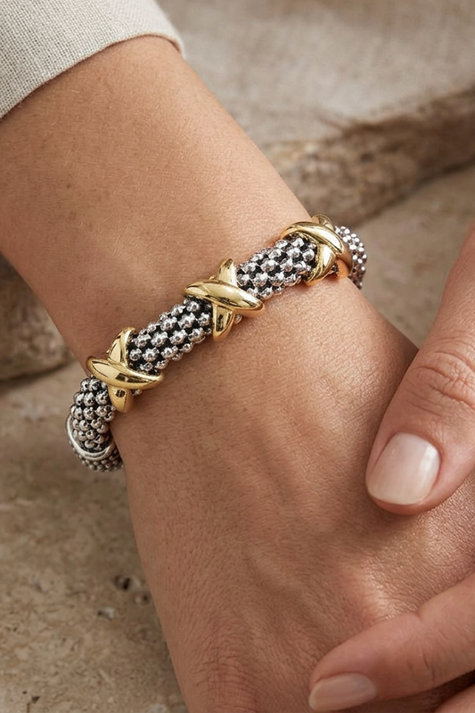 So Lady Like Magnetic Mesh Bracelet-[option4]-[option5]-Cute-Trendy-Shop-Womens-Boutique-Clothing-Store