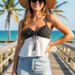 Keep It Sassy Polka Dot Crop Top-[option4]-[option5]-Cute-Trendy-Shop-Womens-Boutique-Clothing-Store