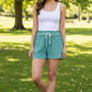 Like A Cup Of Coffee Gauze Shorts-[option4]-[option5]-Cute-Trendy-Shop-Womens-Boutique-Clothing-Store