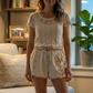 Brightest Stars Textured Star Shorts-[option4]-[option5]-Cute-Trendy-Shop-Womens-Boutique-Clothing-Store
