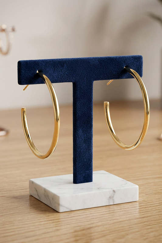 Everyday Style Hoop Earrings-Gold-Cute-Trendy-Shop-Womens-Boutique-Clothing-Store