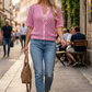 Table For Two Button Up Sweater Top-Pink-SMALL-[option4]-[option5]-Cute-Trendy-Shop-Womens-Boutique-Clothing-Store