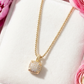 Stunning Elegance Square Pave Pendant Necklace-[option4]-[option5]-Cute-Trendy-Shop-Womens-Boutique-Clothing-Store