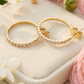 Let The Sparkle In Crystal Hoop Earrings-[option4]-[option5]-Cute-Trendy-Shop-Womens-Boutique-Clothing-Store