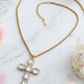 Everyday Grace Crystal Cross Necklace-[option4]-[option5]-Cute-Trendy-Shop-Womens-Boutique-Clothing-Store