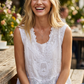 Lacey Elegance White Summer Top-[option4]-[option5]-Cute-Trendy-Shop-Womens-Boutique-Clothing-Store
