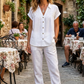 Cool Coastal Gathered Button Up Top-[option4]-[option5]-Cute-Trendy-Shop-Womens-Boutique-Clothing-Store