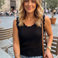 A Little Twist Sleeveless Hollow Knit Tank-[option4]-[option5]-Cute-Trendy-Shop-Womens-Boutique-Clothing-Store