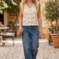 Take Some Time Floral Crochet Vest Top-[option4]-[option5]-Cute-Trendy-Shop-Womens-Boutique-Clothing-Store