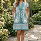 Retro Romance Printed Mint Dress-[option4]-[option5]-Cute-Trendy-Shop-Womens-Boutique-Clothing-Store