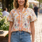Sunrise Paisley Lace-Trim Blouse-[option4]-[option5]-Cute-Trendy-Shop-Womens-Boutique-Clothing-Store