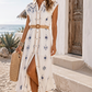 Sunkissed & Stitched Linen Shirt Dress