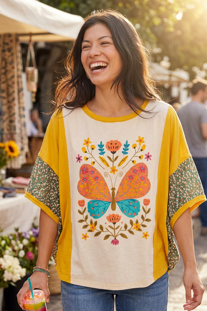 Fluttering Dreams Butterfly Oversized Top-[option4]-[option5]-Cute-Trendy-Shop-Womens-Boutique-Clothing-Store