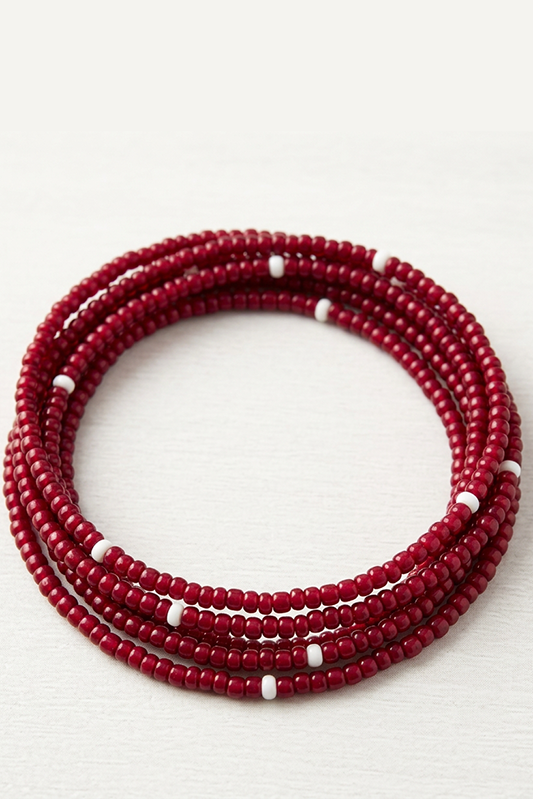 Keep It Fun Beaded Necklace-Red-[option4]-[option5]-Cute-Trendy-Shop-Womens-Boutique-Clothing-Store