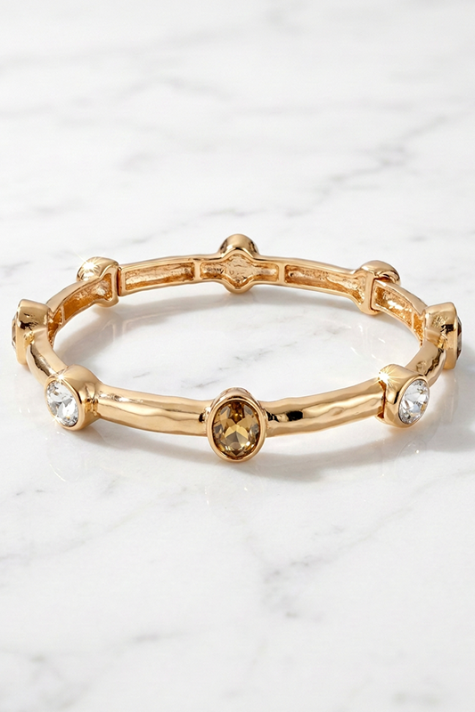 Glam & Glow Gemstone Bangle
