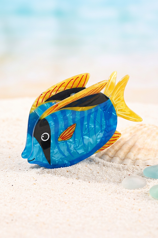 Reel It In Jumbo Vibrant Fish Hair Claws