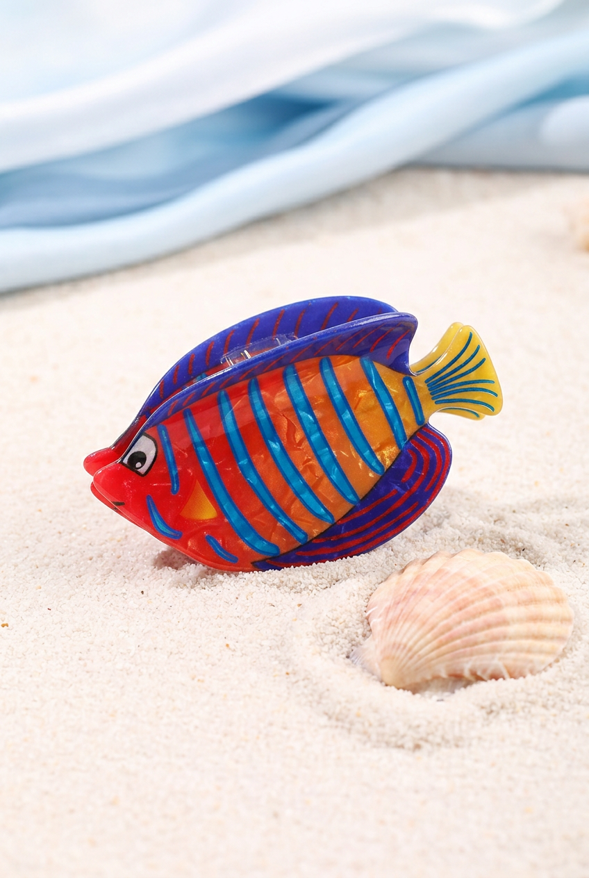 Reel It In Jumbo Vibrant Fish Hair Claws