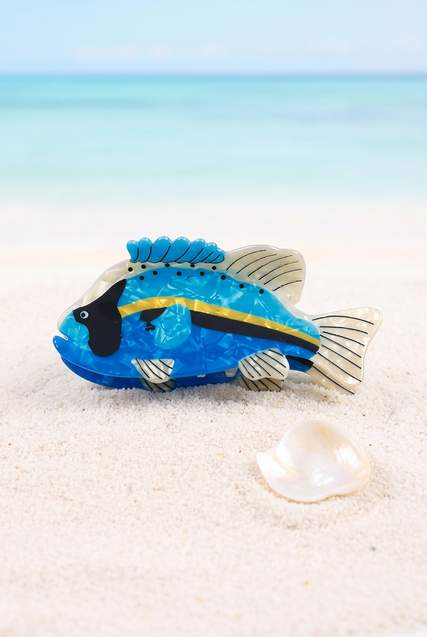 Reel It In Jumbo Vibrant Fish Hair Claws