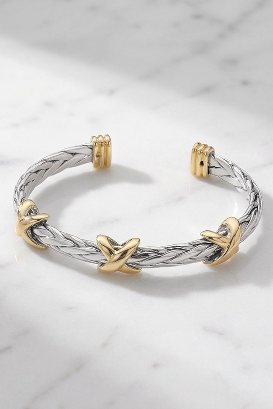 High Maintenance Two-Tone Cuff-Cute-Trendy-Shop-Womens-Boutique-Clothing-Store