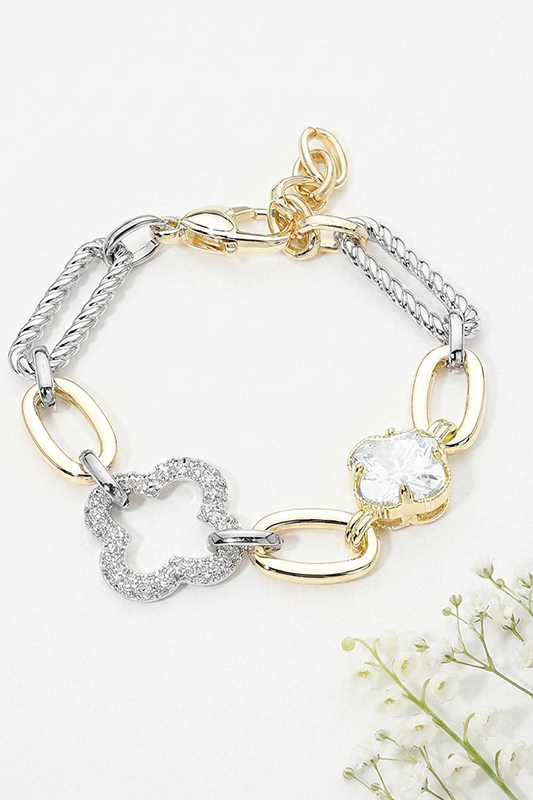 Matching Lucky Charm Energy Link Bracelet-Cute-Trendy-Shop-Womens-Boutique-Clothing-Store