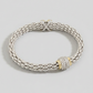 One Time Charm Mesh Bracelet