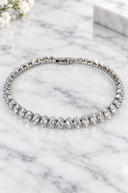 I’m Not Listening, I’m Staring at My Wrist Tennis Bracelet-Cute-Trendy-Shop-Womens-Boutique-Clothing-Store