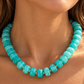 Marbled Rondelle Statement Necklace-Cute-Trendy-Shop-Womens-Boutique-Clothing-Store